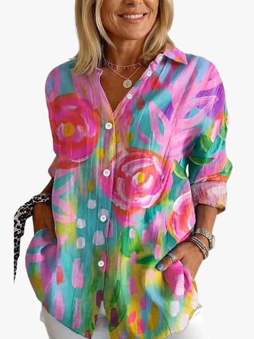 Ana&José | BLUSA ESTAMPADA PARA MUJER
