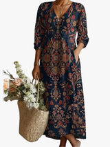 Ana&José | VESTIDO ESTAMPADO BOHO PARA MUJER