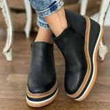 Catalina | Bota Elegante De Cuero Con Tacón Cómodo