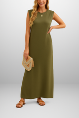 Inma | Vestido largo fluido antiarrugas