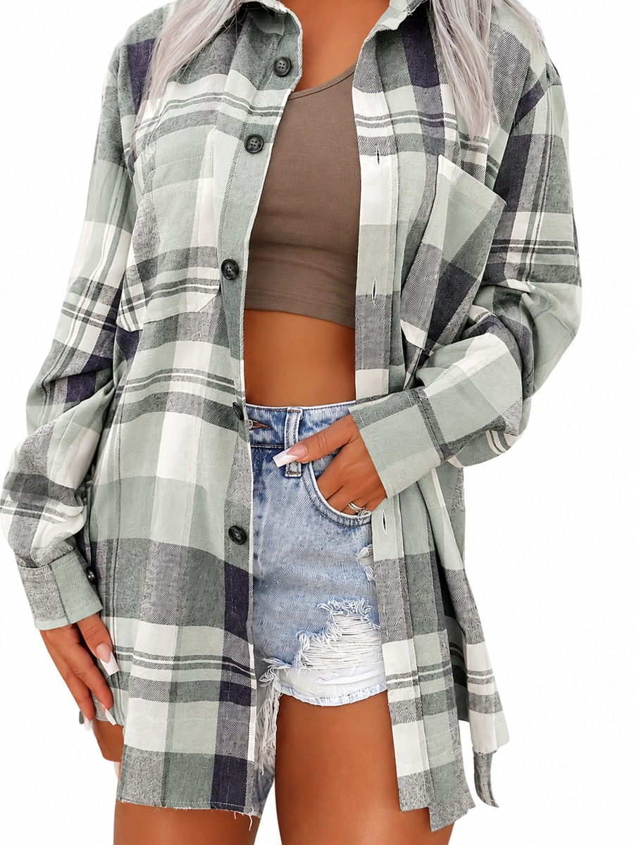 Ana&José™ | CAMISA DE VERANO DE MANGA LARGA PARA MUJER