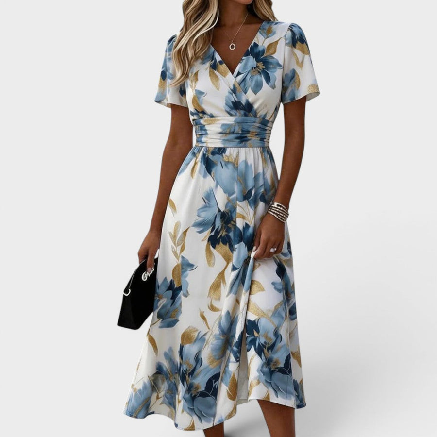 Ana&José™ | Vestido Midi Floral Moderno para Mujer