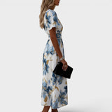 Ana&José™ | Vestido Midi Floral Moderno para Mujer