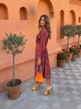 Ana&José™ | Vestido midi con estampado