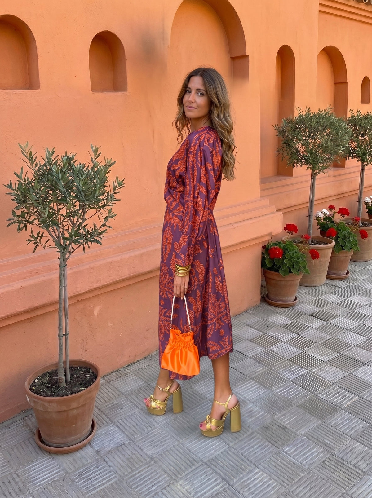 Ana&José™ | Vestido midi con estampado