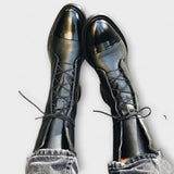 Gabriela | Botas De Cuero Sintético Negro