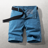 Heinen - Pantalones Cortos Casual con Cintura Ajustable de Tela