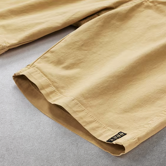 Heinen - Pantalones Cortos Casual con Cintura Ajustable de Tela