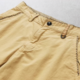 Heinen - Pantalones Cortos Casual con Cintura Ajustable de Tela