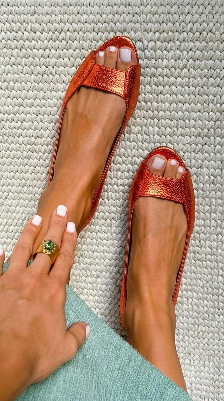Ana&José™ | Sandalias Doradas Comfort Chic