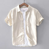 Preston - Camisa de lino casual - Atemporal - Hombres