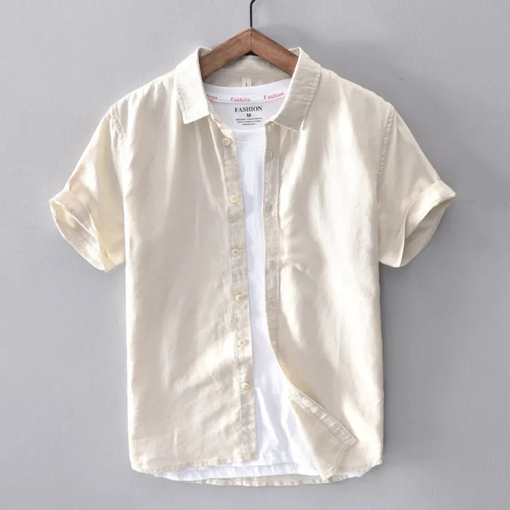 Preston - Camisa de lino casual - Atemporal - Hombres