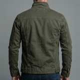 Ana&José™ | Chaqueta vintage de algodón con cierre de cremallera
