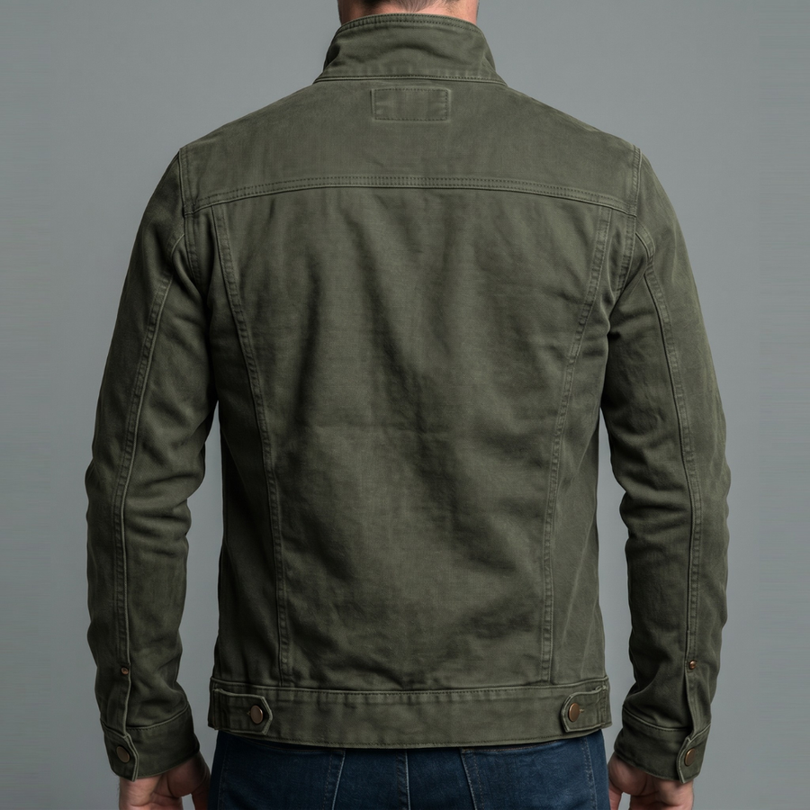Ana&José™ | Chaqueta vintage de algodón con cierre de cremallera