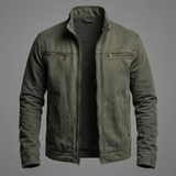 Ana&José™ | Chaqueta vintage de algodón con cierre de cremallera