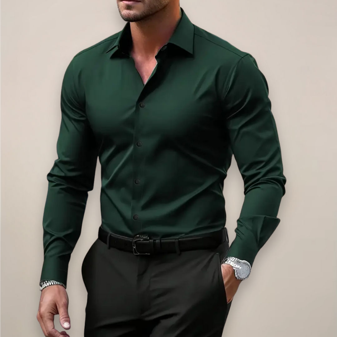 Silvano | Camisa slim elegante de primavera para hombre