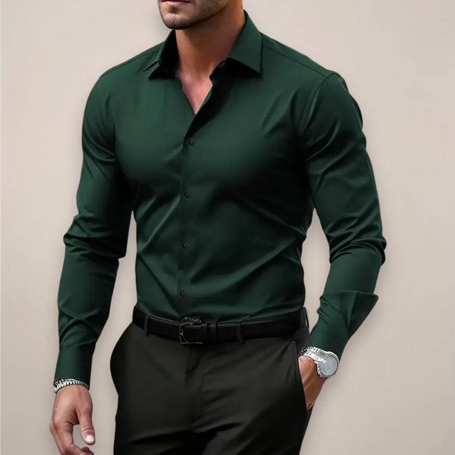Silvano | Camisa slim elegante de primavera para hombre