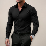 Silvano | Camisa slim elegante de primavera para hombre