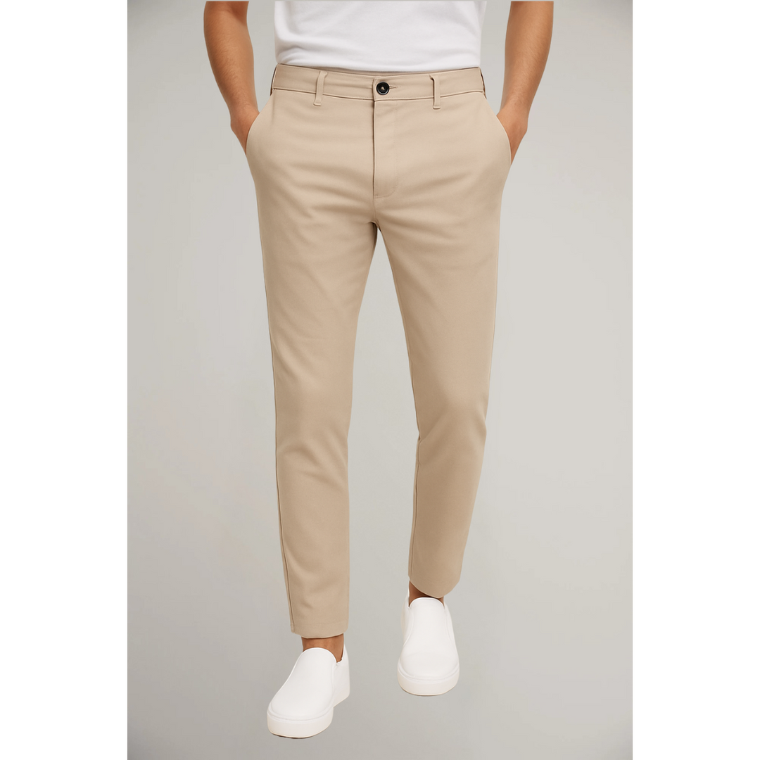 Pantalones de Hombre a Medida – Clásicos de Trabajo con Frente Plano