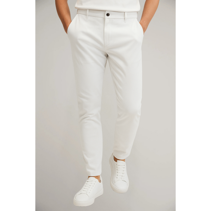 Pantalones de Hombre a Medida – Clásicos de Trabajo con Frente Plano