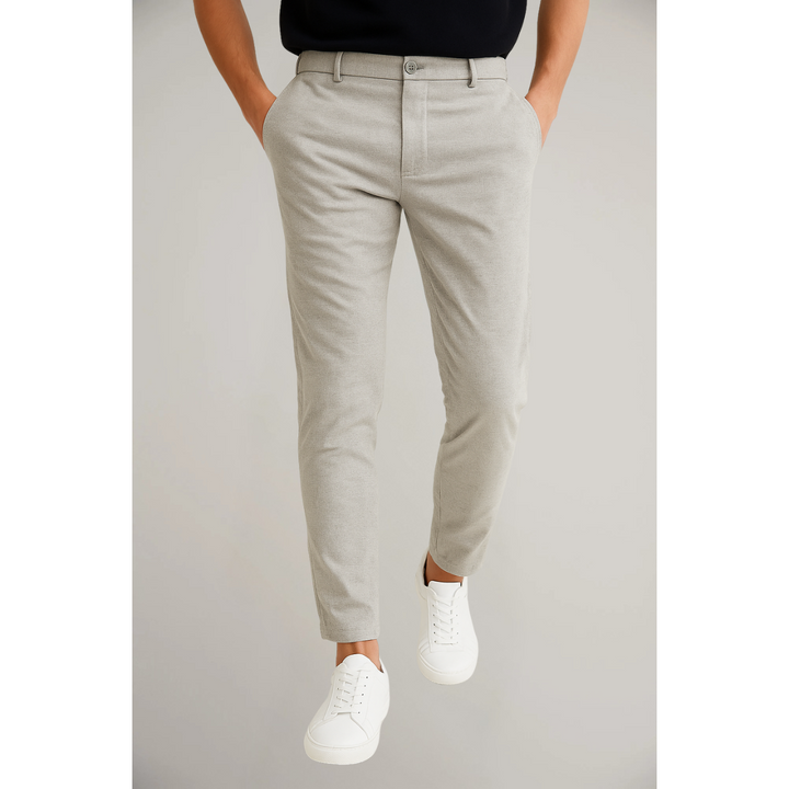Pantalones de Hombre a Medida – Clásicos de Trabajo con Frente Plano