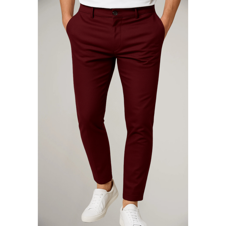 Pantalones de Hombre a Medida – Clásicos de Trabajo con Frente Plano