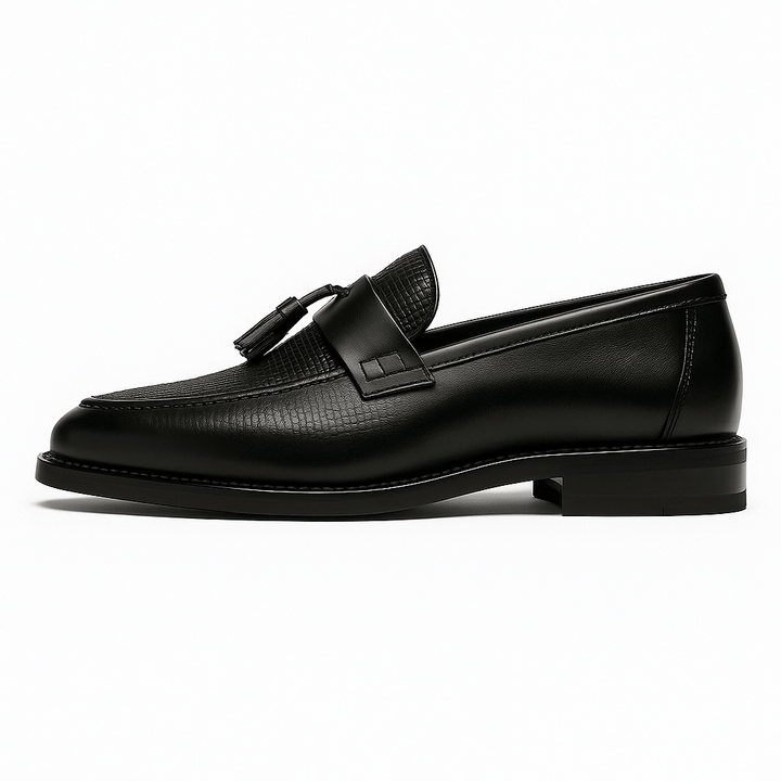 Mocasines de Borlas Tejidos para Hombre – Elegancia Clásica Slip-On