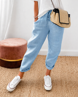 Ana&José | PANTALÓN DE LINO RELAJADO PARA MUJER