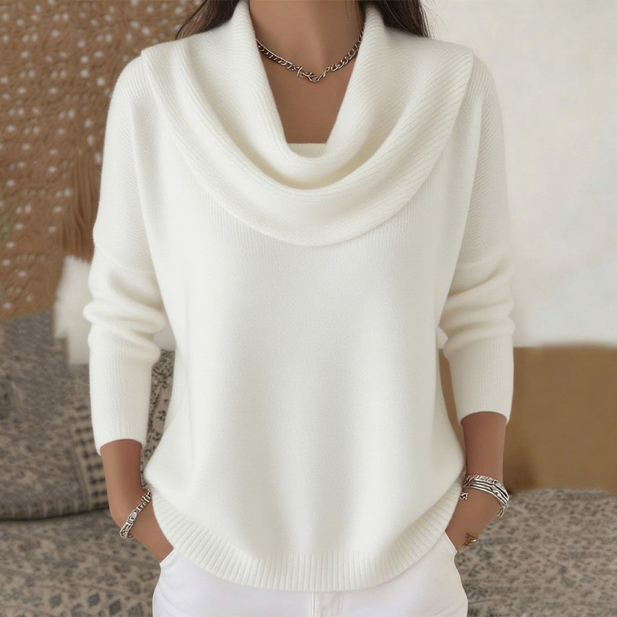 Ana&José | JERSEY DE CUELLO ELEGANTE PARA MUJER
