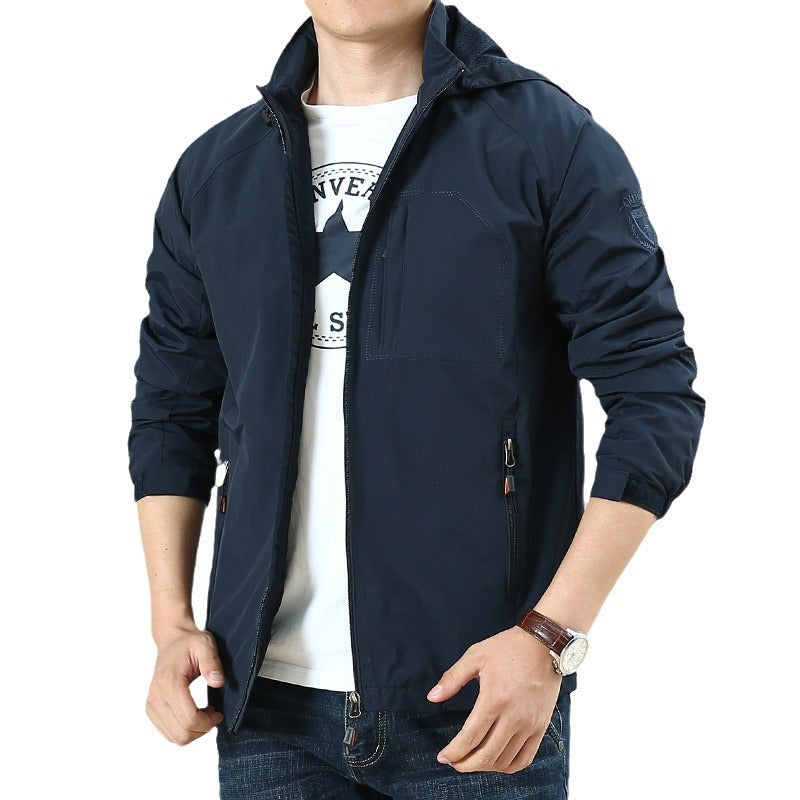 Chaqueta Cargo Impermeable y Transpirable para Hombres