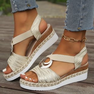 Ana&José | SANDALIAS CLÁSICAS CON CUÑA PARA MUJER