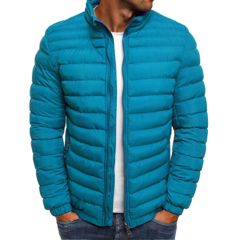 LAURENT MONACO | CHAQUETA PUFFER QUILTADA ESTILO URBANO PARA HOMBRES