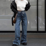 Renata™ | Jeans de Cintura Alta