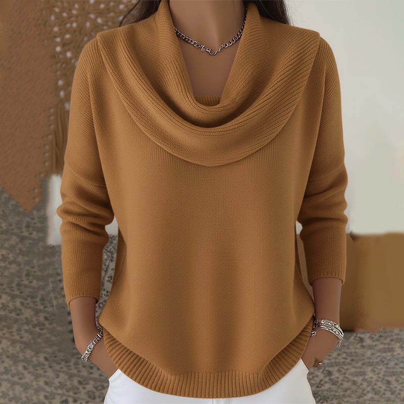 Ana&José | JERSEY DE CUELLO ELEGANTE PARA MUJER