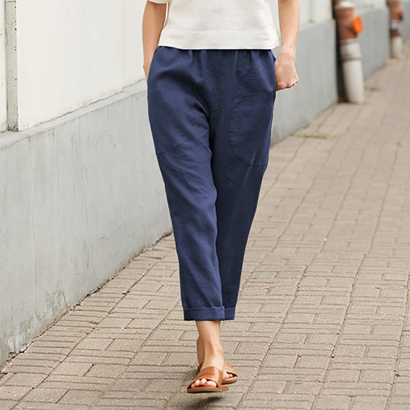 Ana&José | PANTALÓN RECTO DE VERANO PARA MUJER