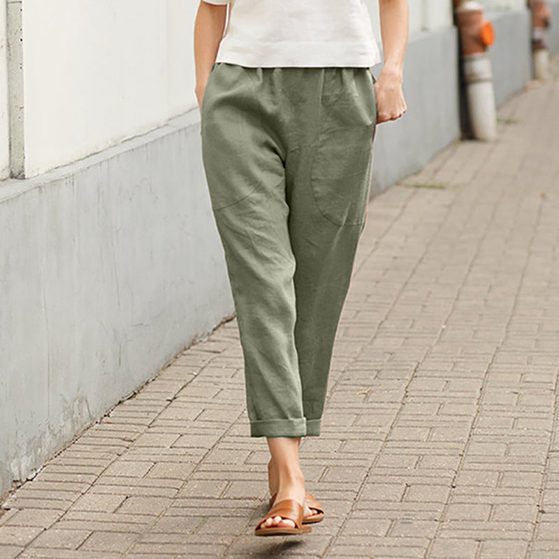 Ana&José | PANTALÓN RECTO DE VERANO PARA MUJER