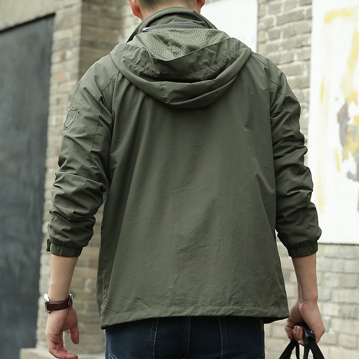 Chaqueta Cargo Impermeable y Transpirable para Hombres
