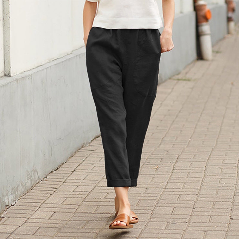 Ana&José | PANTALÓN RECTO DE VERANO PARA MUJER