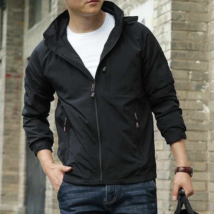 Chaqueta Cargo Impermeable y Transpirable para Hombres