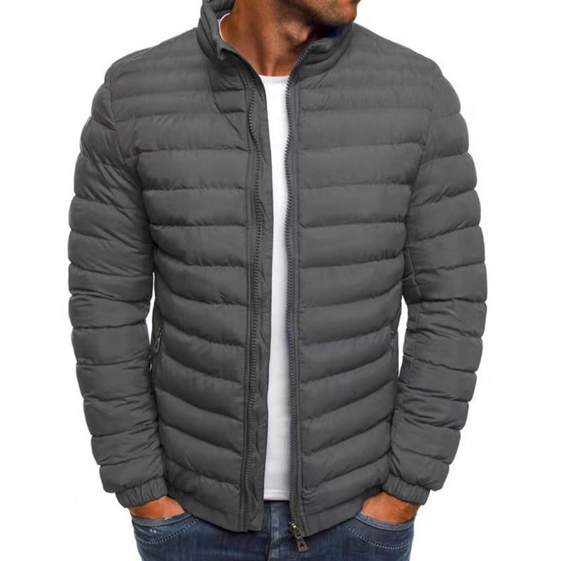 LAURENT MONACO | CHAQUETA PUFFER QUILTADA ESTILO URBANO PARA HOMBRES