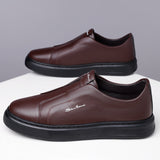 Lenoir™ | Zapatos Slip-On de cuero