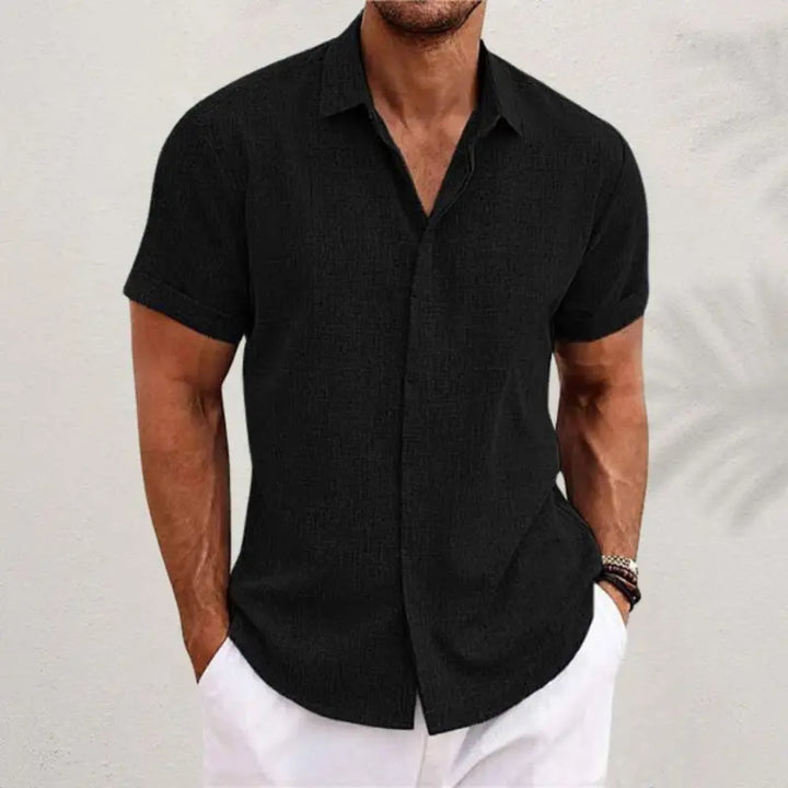 Davis - Camisa de Lino Básica 2026