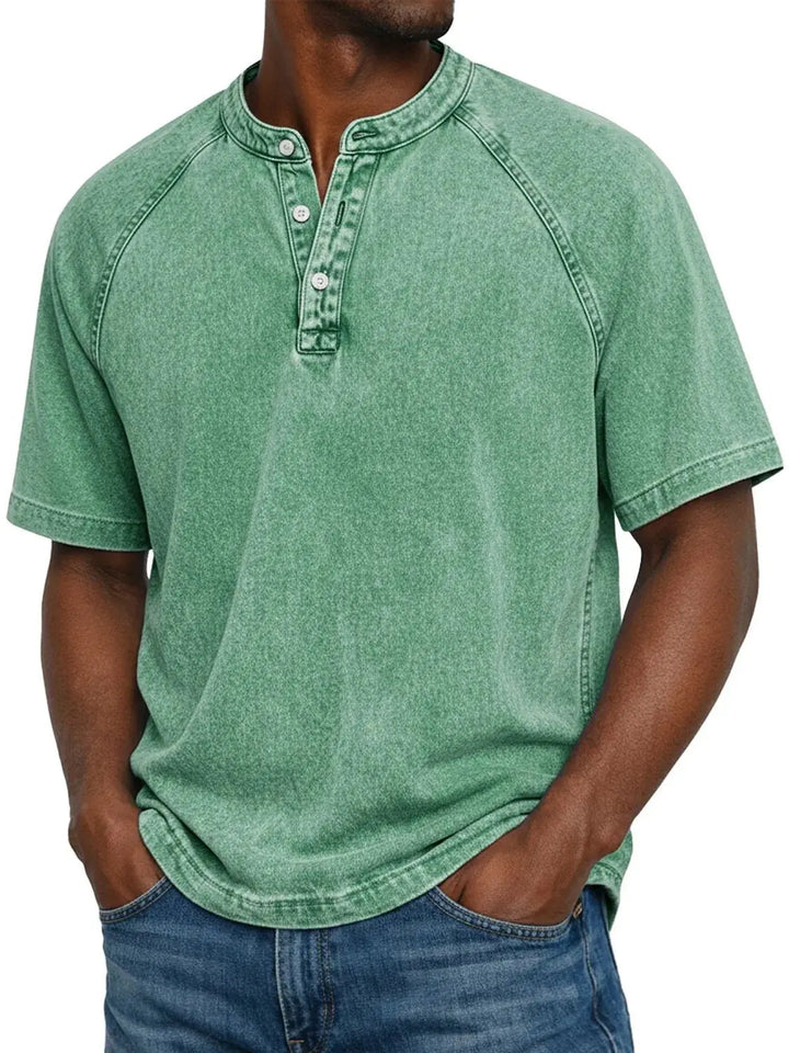 Leblanc™ | Camisa vintage abotonada para hombre