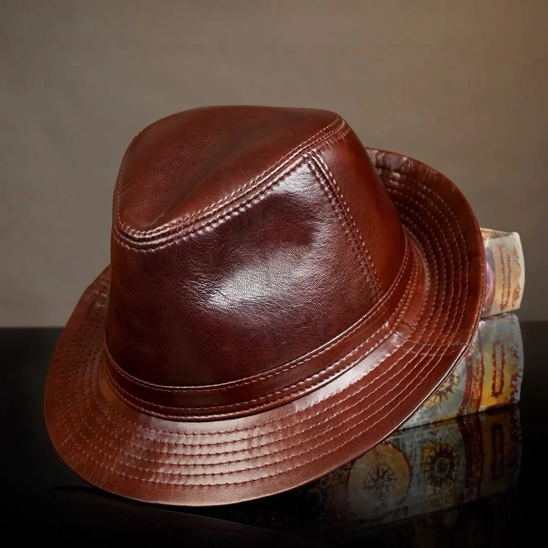El sombrero de cuero Kensington