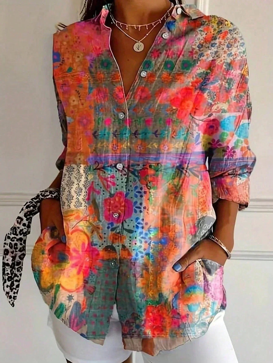 Ana&José | BLUSA ESTAMPADA PARA MUJER