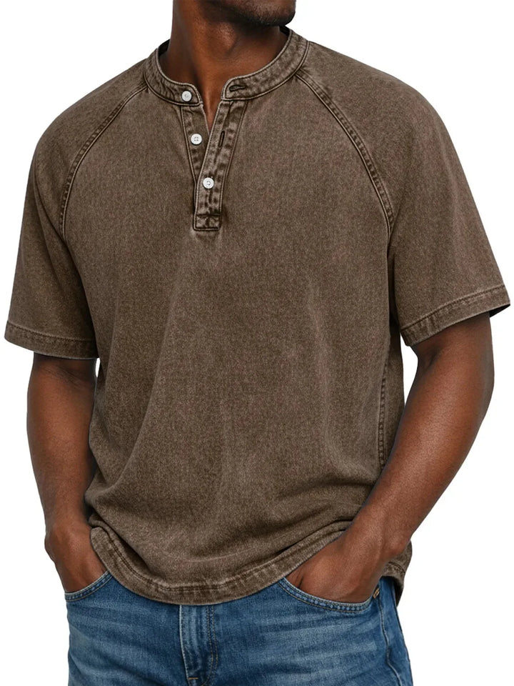 Leblanc™ | Camisa vintage abotonada para hombre