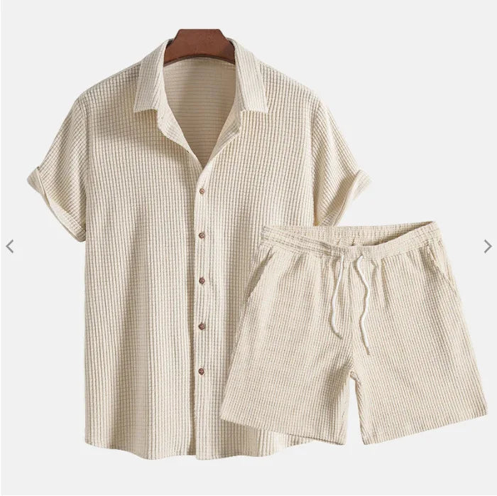 LAURENT MONACO | CONJUNTO DE VERANO DE PUNTO PARA HOMBRES