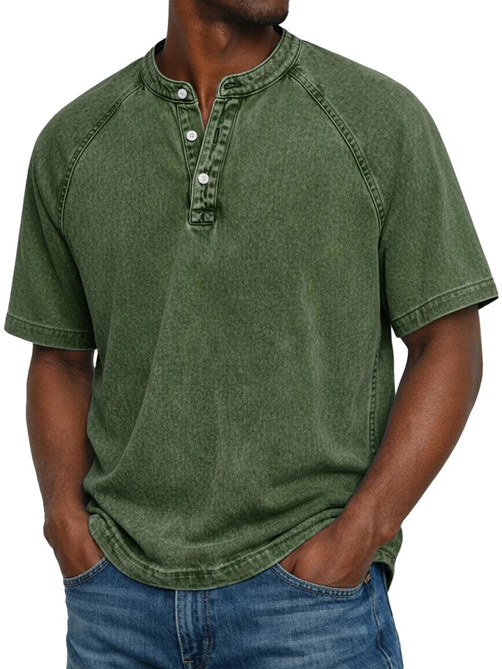 Leblanc™ | Camisa vintage abotonada para hombre