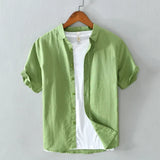 Preston - Camisa de lino casual - Atemporal - Hombres