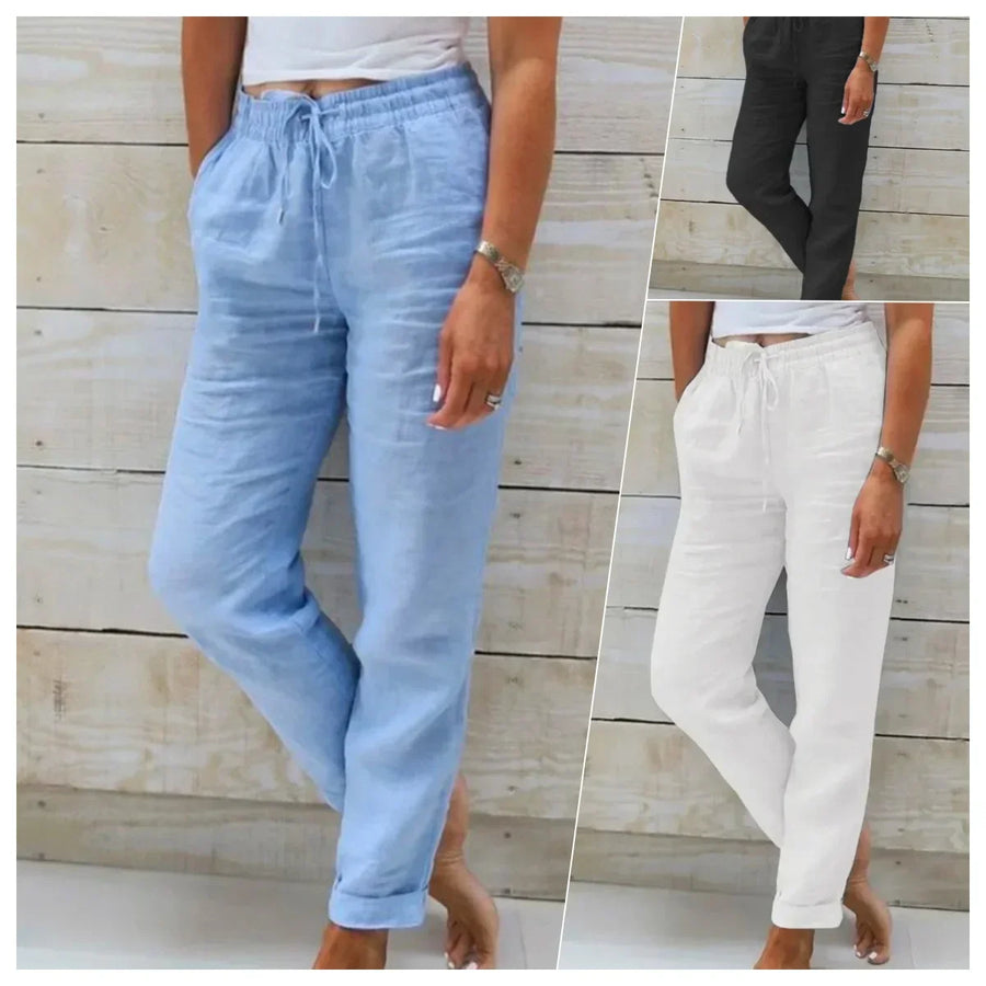 Ana&José | PANTALÓN DE CINTURA VERANIEGO PARA MUJER